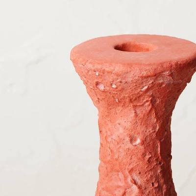 Short Clay Taper Candle Holder Red - Opalhouse™ Designed With Jungalow™ 2 Short Clay Taper Candle Holder Red - Opalhouse™ Designed With Jungalow™ - Image 2