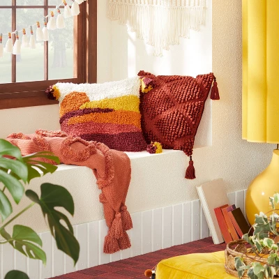 Diamond Pattern Woven Shag Throw Blanket - Opalhouse™ Designed With Jungalow™ 1 Diamond Pattern Woven Shag Throw Blanket - Opalhouse™ Designed With Jungalow™