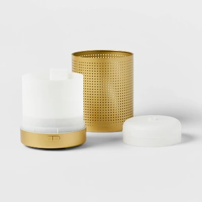 300ml Die Cut Pattern Brass Metal Diffuser - Opalhouse™ 2 300ml Die Cut Pattern Brass Metal Diffuser - Opalhouse™ - Image 2