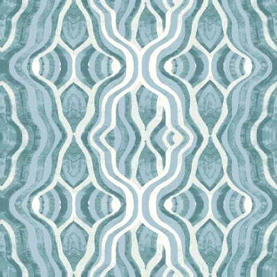 7.5'x7.5' Decorative Trim Scalloped Outdoor Market Umbrella Blue - Opalhouse™ Designed With Jungalow™ 5 7.5'x7.5' Decorative Trim Scalloped Outdoor Market Umbrella Blue - Opalhouse™ Designed With Jungalow™ - Image 5