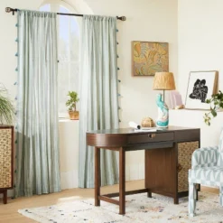 New Release 7 Palermo Desk Daisy Webbing Brown - Opalhouseâ„¢ Designed With Jungalowâ„¢