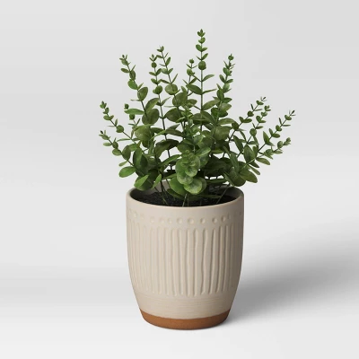 Textured Ceramic Planter Pots White - Opalhouse™ 1 Textured Ceramic Planter Pots White - Opalhouse™