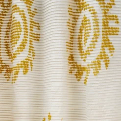 1pc 50"x84" Light Filtering Jacquard Curtain Panel Gold - Opalhouse™ Designed With Jungalow™ 5 1pc 50"x84" Light Filtering Jacquard Curtain Panel Gold - Opalhouse™ Designed With Jungalow™ -Opalhouse GUEST 914fca59 4940 4a38 977a d369d522b944