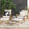 2pc Sculptured Statement Patio Chair & Ottoman - Opalhouse™
