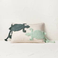 Two Lizard Punch Needle Lumbar Throw Pillow - Opalhouse™ Designed With Jungalow™ 9 Two Lizard Punch Needle Lumbar Throw Pillow - Opalhouse™ Designed With Jungalow™ -Opalhouse GUEST b928f6a8 8ca3 4efd 8799 466299a95a4e