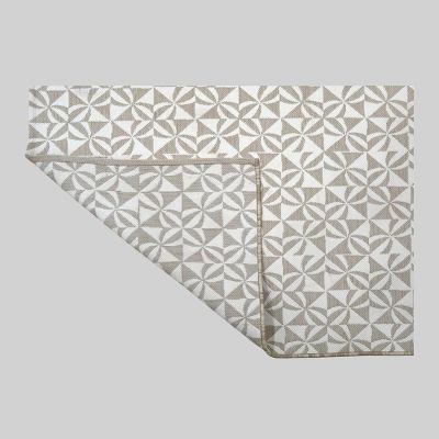 Cameo Outdoor Rug Gray/White - Opalhouse 2 Cameo Outdoor Rug Gray/White - Opalhouse - Image 2
