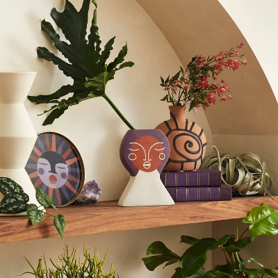 Spiral Shell Terracotta Vase Brown - Opalhouse™ Designed With Jungalow™ 1 Spiral Shell Terracotta Vase Brown - Opalhouse™ Designed With Jungalow™